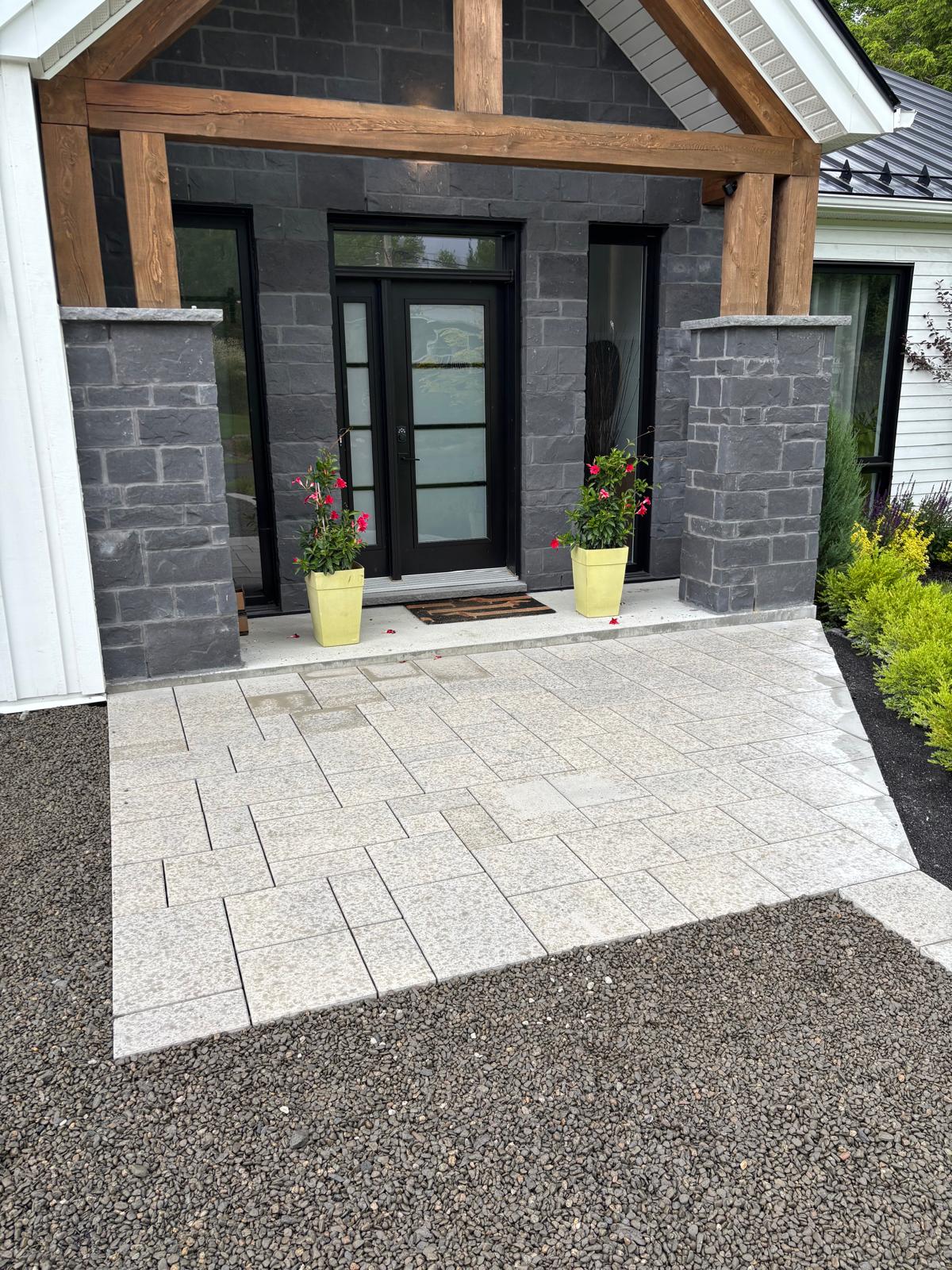 Pavé Uni d'entrée